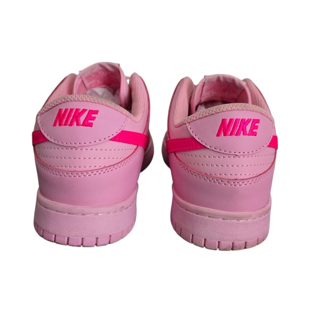 Nike Pink Low Top Athletic Shoes with Hot Pink Swoosh - Picture 6 of 11
